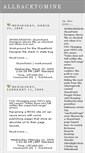 Mobile Screenshot of allbacktomine.com